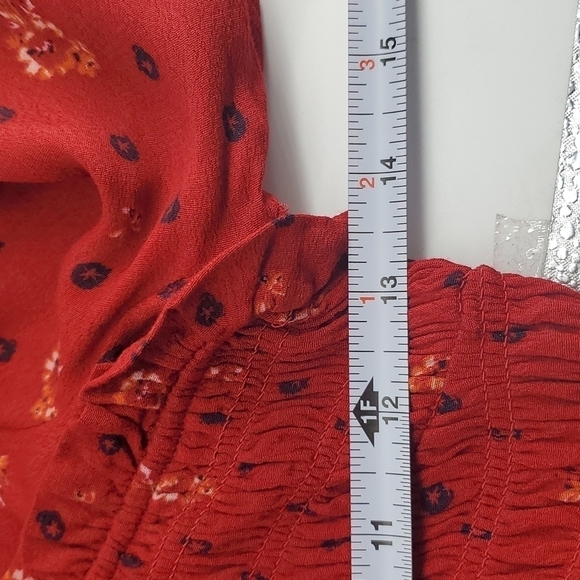 Free People Two Faces Ruby Viscose Rayon Mini Dress Small - Picture 12 of 16